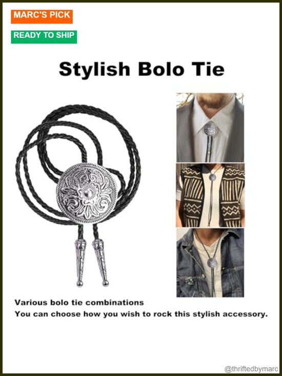 Shapeable Wide Brim Felt Cowboy Hat with Bolo Tie, Unisex main image 6